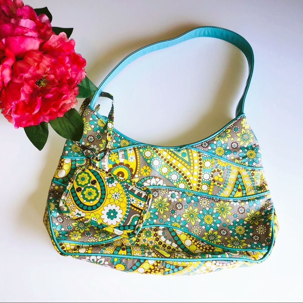 Vera Bradley Lemon Parfait Shoulder Bag